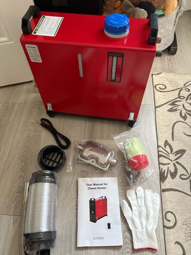 5-8KW Diesel Air Heater 12V   All-on-one Diesel Heater with LCD Switch Parking Heater for Truck Trailer Camper Van