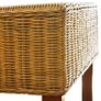 Dining Chairs 6 pcs Brown Natural Rattan Image 3