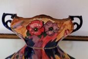 Art deco handpainted mantle vase