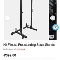 Squat Rack, Commercial Gym Spec Grade ( Rated To Hold 350kg Of Weight!!!)