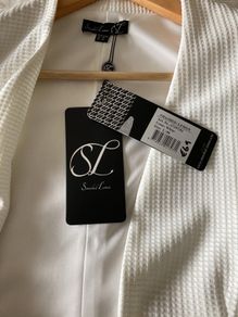 "Smashed Lemon" cropped blazer