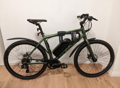 Men's Carrera Parva Disc Hybrid Bafang 750W E-Bike