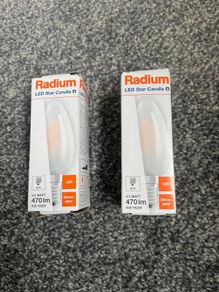 New RADIUM Led Star Candle - 2 Pieces