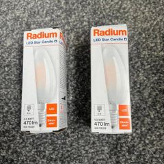New RADIUM Led Star Candle - 2 Pieces