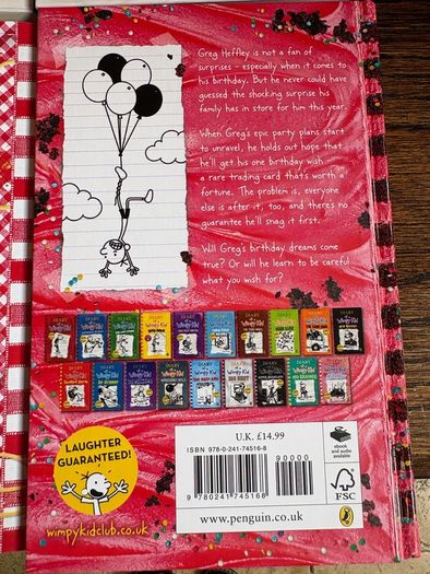 BRAND NEW - Jeff Kinney books (4)