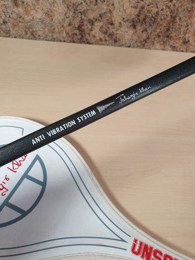 Vintage JAHANGIR KHAN Unsquashable The Conqueror Signiature Squash Racket graphite