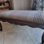 Stunning Carved Wooden Bench Image 2