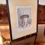 Framed Signed  Art Print W B Yeats by John F Nolan 1987 Image 2