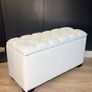 Elegance Boucle Ottoman with Storage 100x40cm Image 8