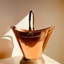 Vintage Copper & Brass Coal Scuttle or Vase Beaten Metal Decorative Piece Image 4