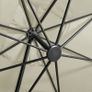 Cantilever Umbrella with Pole and LED Lights Sand 300 cm Image 2