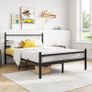 Double Bed Frames with Headboard and Footboard Heavy Duty Foundation Image 4