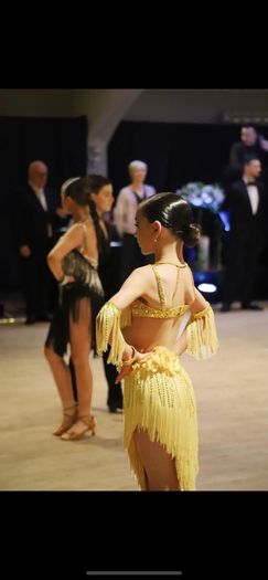 Latin dress Yellow