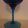 Large Blue Glass Vases Image 8