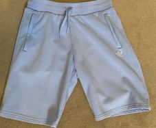 Boys Adidas Trefoil Light Blue/Lilac Shorts - Age 13- 14 Years