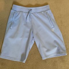 Boys Adidas Trefoil Light Blue/Lilac Shorts - Age 13- 14 Years