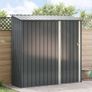Garden Sheds Anthracite 203 x 85.5 x 200 cm Metal Image 2