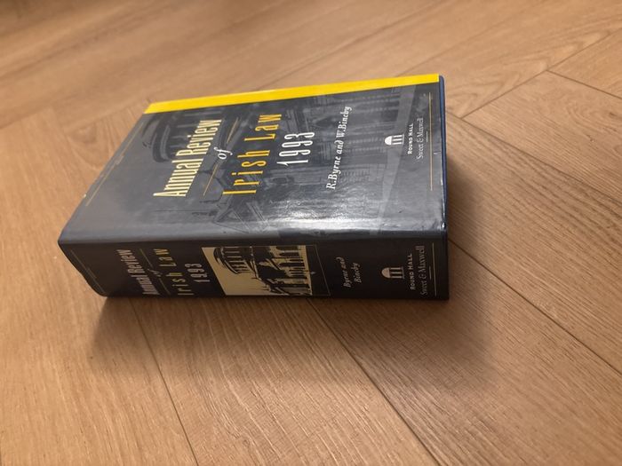 Title: Annual Review of Irish Law 1993, Byrne and Binchy, Roundhall 1994, hardcover with slipcase