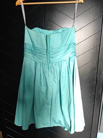 Strapless Dress with Pockets