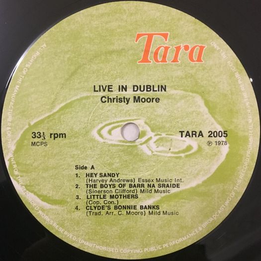 Christy Moore, Donal Lunny & Jimmy Faulkner  Live In Dublin