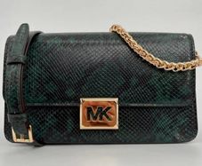 Brand New-Michael Kors Snake Embossed Shoulder Bag