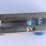 Vintage 925 Sterling Silver Pendant with Blue Stone on chain Image 5