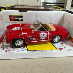 Mercedes 300 SL Mille Miglia Argentina 1/18 Burago Rare