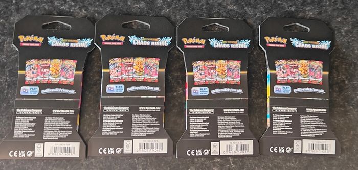 FREE Tracked Shipping. Pokemon Chaos Rising Sleeved Booster pack