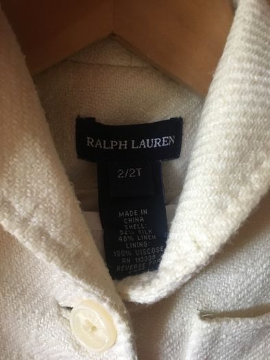 Beautiful genuine Ralph Lauren kids silk/linen mix jacket