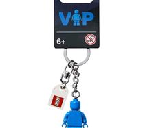 Lego VIP Blue Minifigure Keyring New With Tag