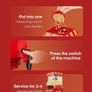 NEW SALE | Popcorn Maker 1200W, Home Hot Air Popcorn Machine, Healthy & Fat-Free, Easy to Clean & Use, Best Theater Popcorn Popper for Movie Night,Parties, Kids Birthday Party Favorites, Red Image 5