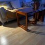 Extending Mid Century Teak Coffee Table with Two Nesting Tables (like G Plan) Image 8