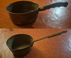 Brass and Copper Saucepans