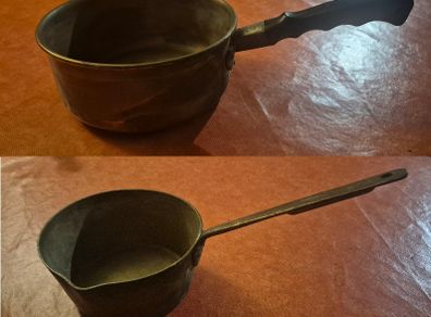 Brass and Copper Saucepans
