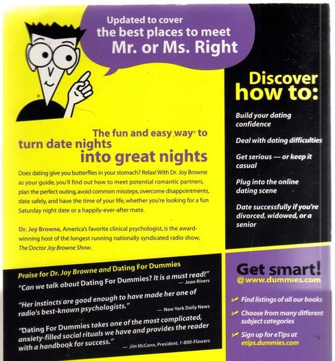 Dating For Dummies - Brilliant Read - Great Advice & Very Funny !