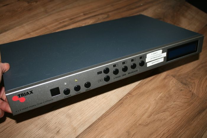 Triax Hmx 4x4l(k) 4k Hdbaset Poe Hdmi Matrix Lite No Charger/adapter
