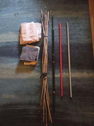 Towels, tubes, broom sticks, sticks, mop & brush heads wanted