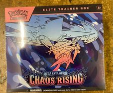 Pokemon Trading Card Game (TCG): Mega Evolution Chaos Rising Elite Trainer Box