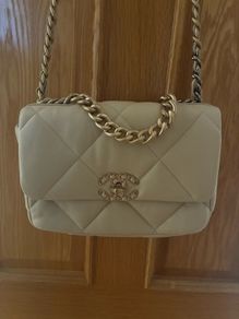 Beige Handbag