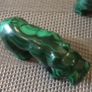 Hand Carved Malachite Hippo Image 2