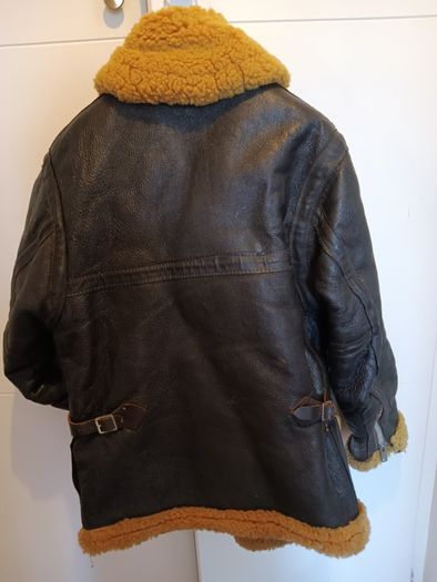 Vintage Sheepskin Leather Jacket