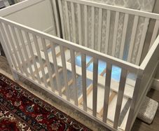 IKEA SUNDVIK Cot with Silentnight Mattress (140x70)