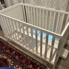 IKEA SUNDVIK Cot with Silentnight Mattress (140x70)