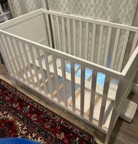 IKEA SUNDVIK Cot with Silentnight Mattress (140x70)