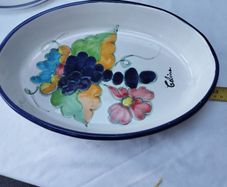 Vintage Himark "Celina"Terracotta Glazed Dish