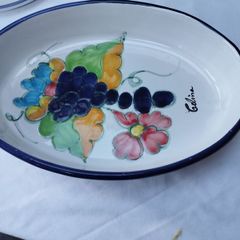 Vintage Himark "Celina"Terracotta Glazed Dish