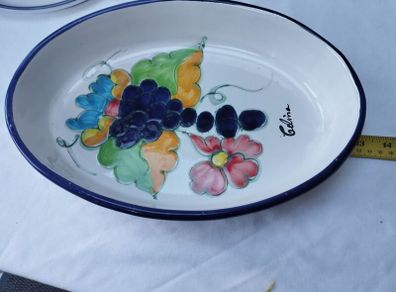 Vintage Himark "Celina"Terracotta Glazed Dish