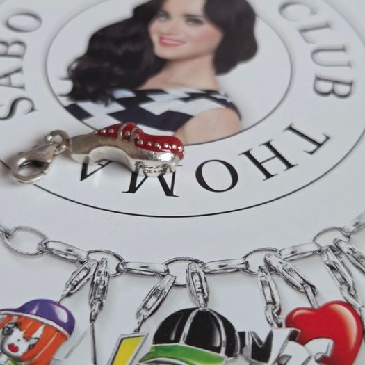 Thomas Sabo Red Clog Shoe 925 sterling silver club charm