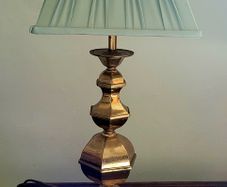 Mid-century brass lamp