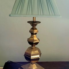 Mid-century brass lamp